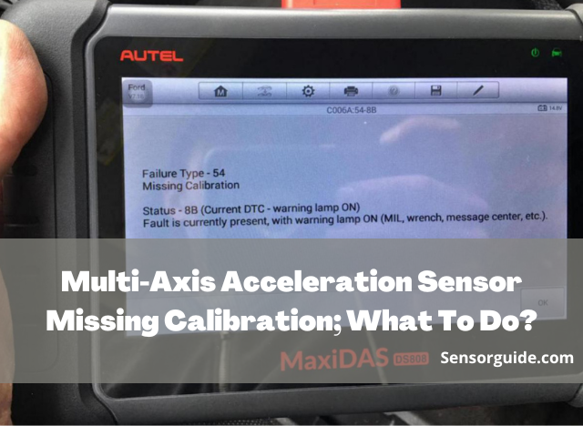 Multi-Axis Acceleration Sensor Missing Calibration; What To Do?