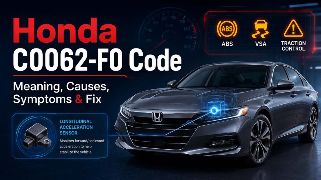 Honda C0062-F0 longitudinal acceleration sensor